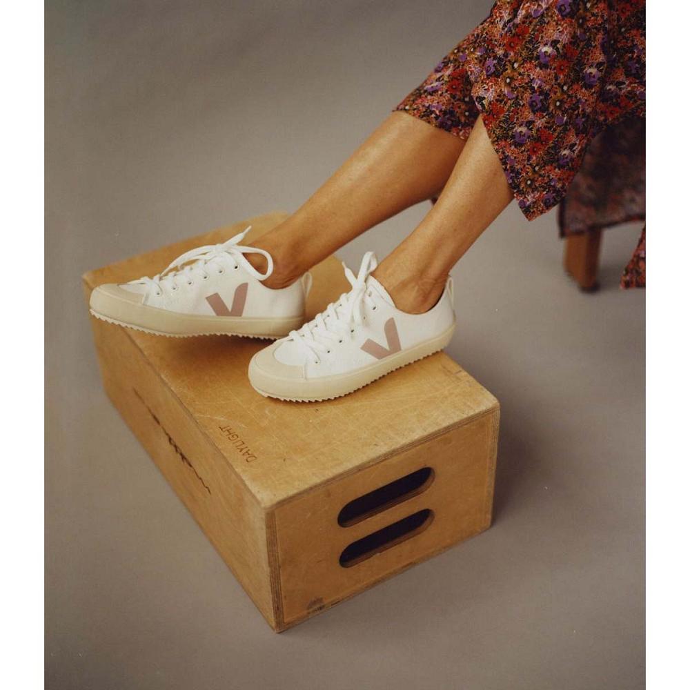 Veja NOVA CANVAS Women's Shoes White | NZ 530EBC